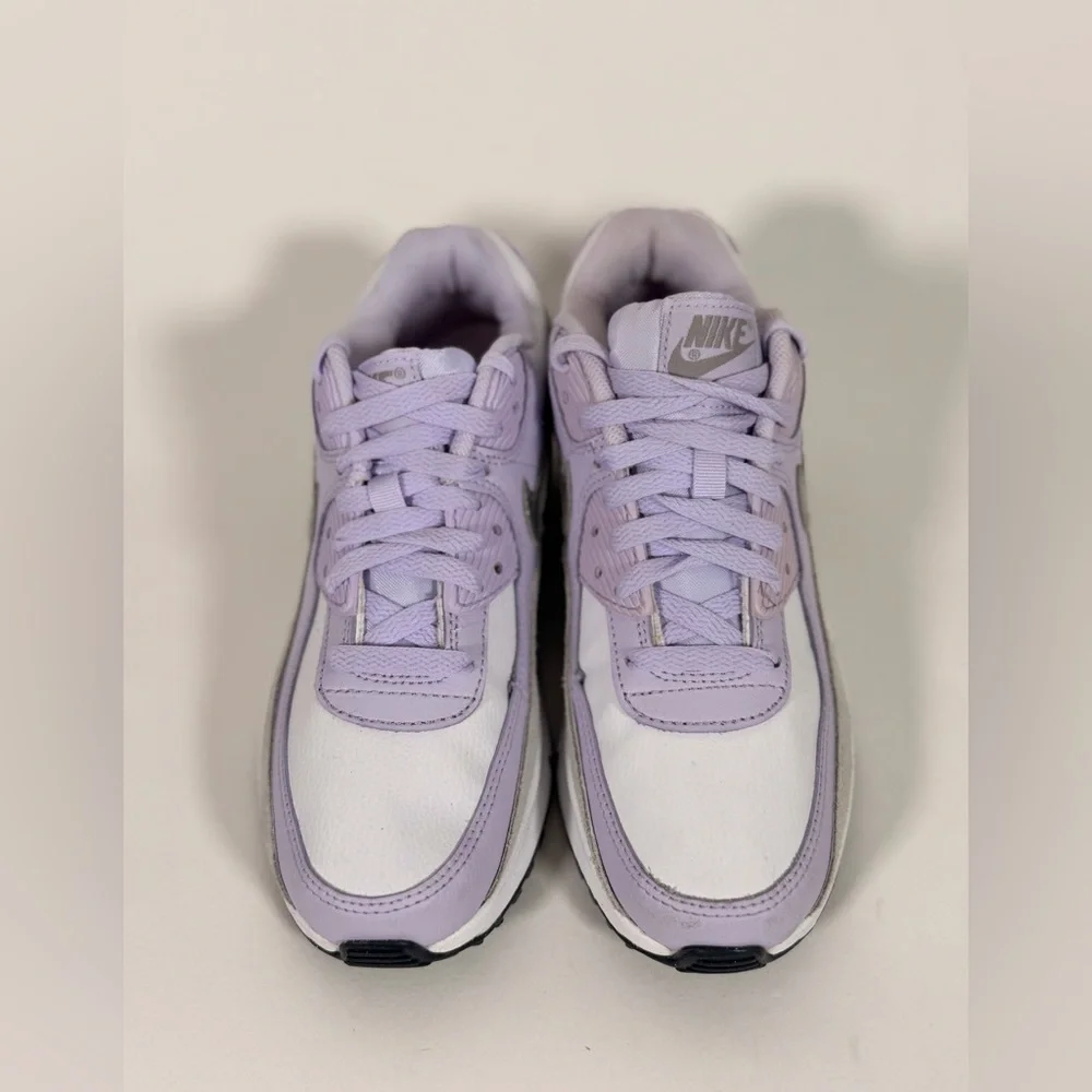 NWOB New Nike Air Max 90 White Violet Frost (GS)